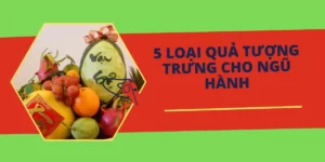 5 loại quả tượng trưng cho ngũ hành